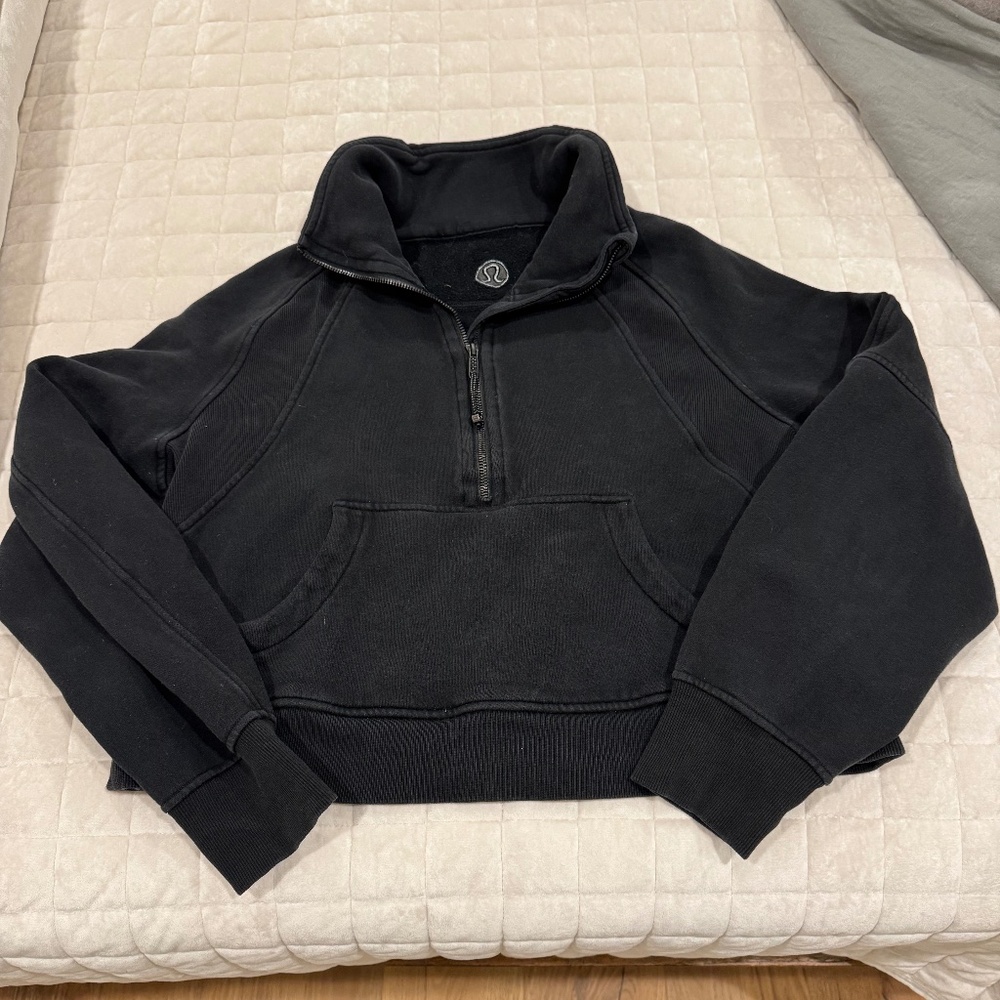 Lululemon Scuba Oversized Funnel Neck Shirt Black